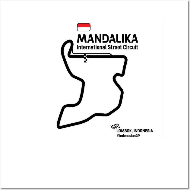 mandalika circuit Wall Art by Manumiuy 